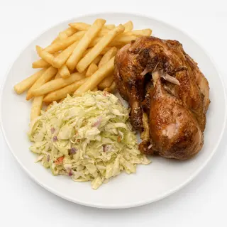 1/2 Chicken (Dark With 2 Sides)